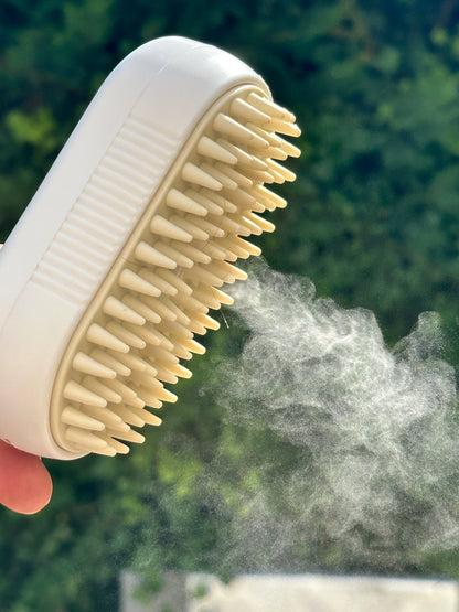 Brosse anti poils à vapeur